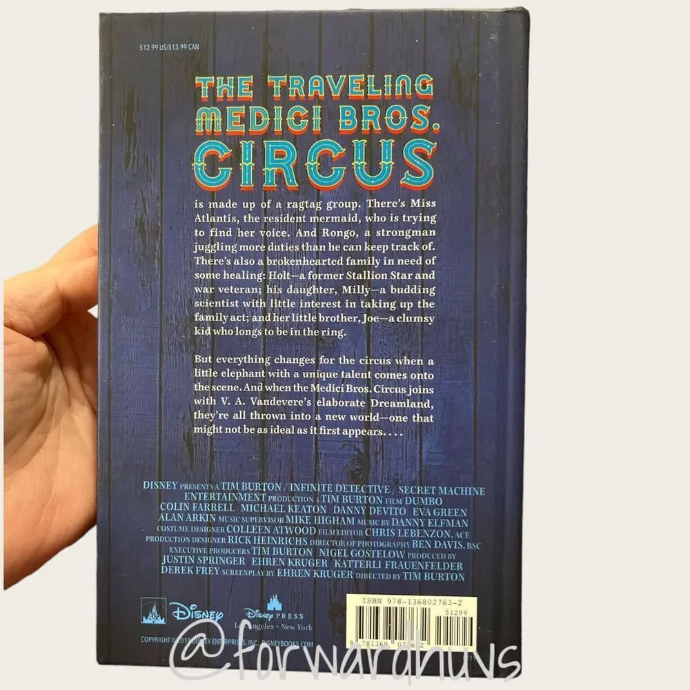 Disney & Tim Burton Dumbo Circus of Dreams￼Hardcover